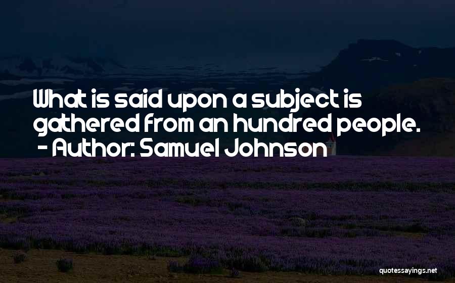 Nice Day Sms Quotes By Samuel Johnson