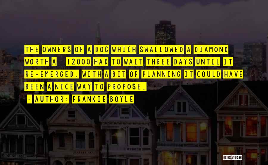 Nice Days Quotes By Frankie Boyle
