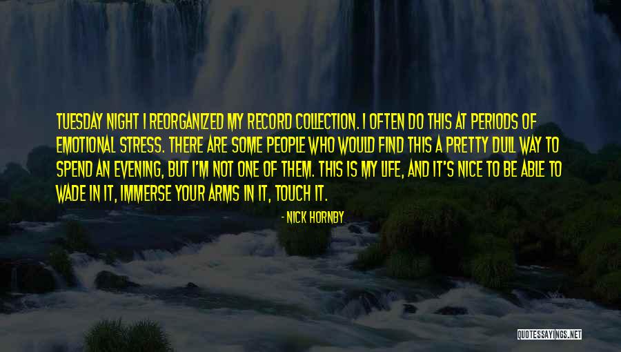 Nice Evening Quotes By Nick Hornby Nice Evening Quotes By Nick Hornby
