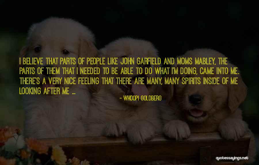 Nice Feeling Quotes By Whoopi Goldberg Nice Feeling Quotes By Whoopi Goldberg