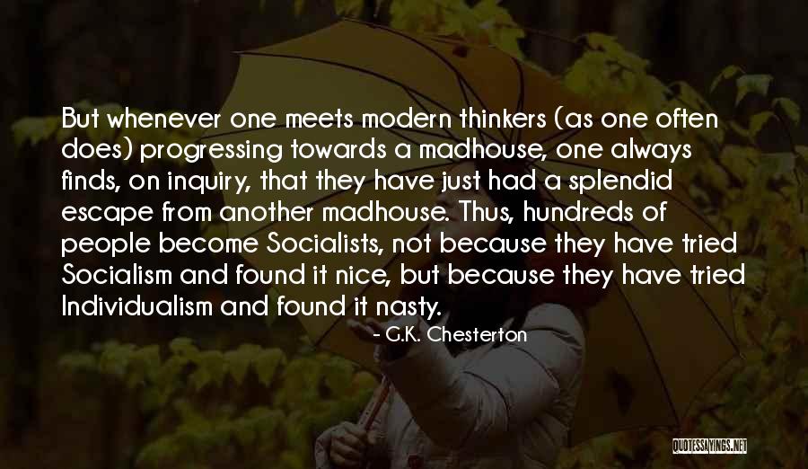 Nice Just Because Quotes By G.K. Chesterton Nice Just Because Quotes By G.K. Chesterton