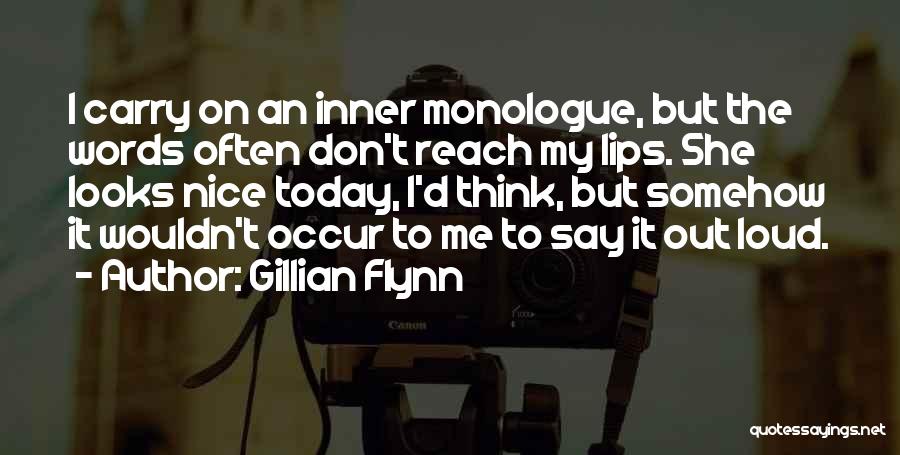 Nice Lips Quotes By Gillian Flynn