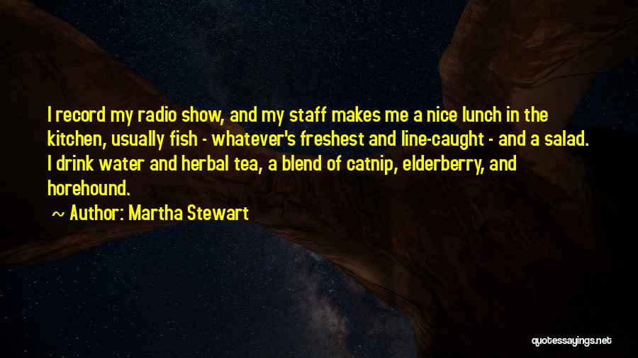 Nice Lunch Quotes By Martha Stewart