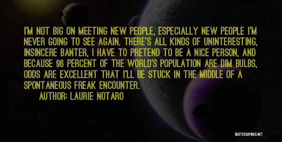 Nice Meeting You Again Quotes By Laurie Notaro