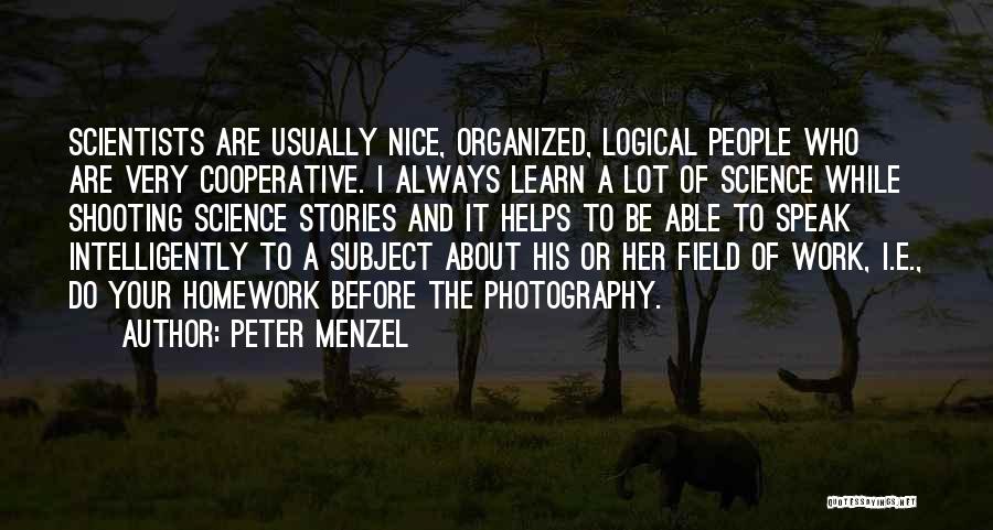Nice Photography Quotes By Peter Menzel