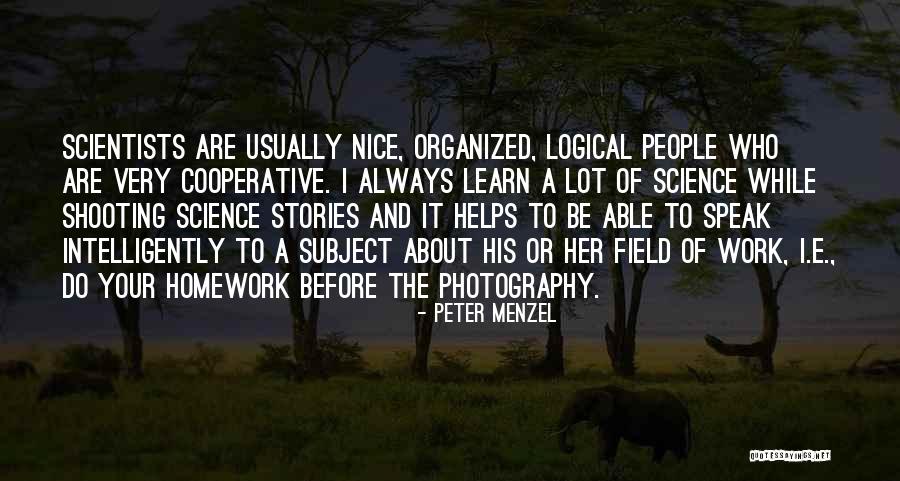 Nice Photography Quotes By Peter Menzel