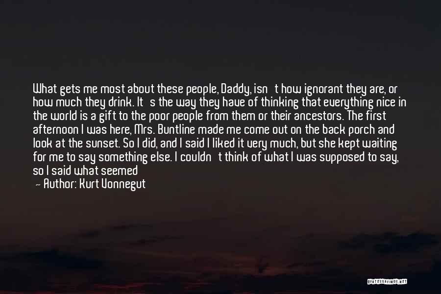 Nice Sky Quotes By Kurt Vonnegut