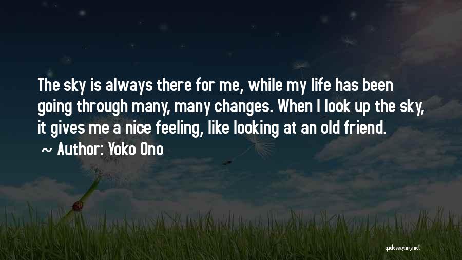 Nice Sky Quotes By Yoko Ono