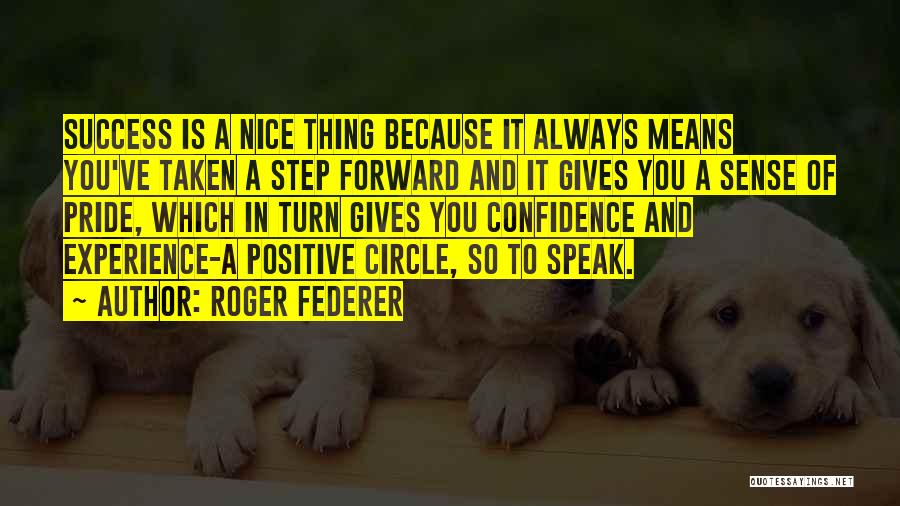 Nice Success Quotes By Roger Federer