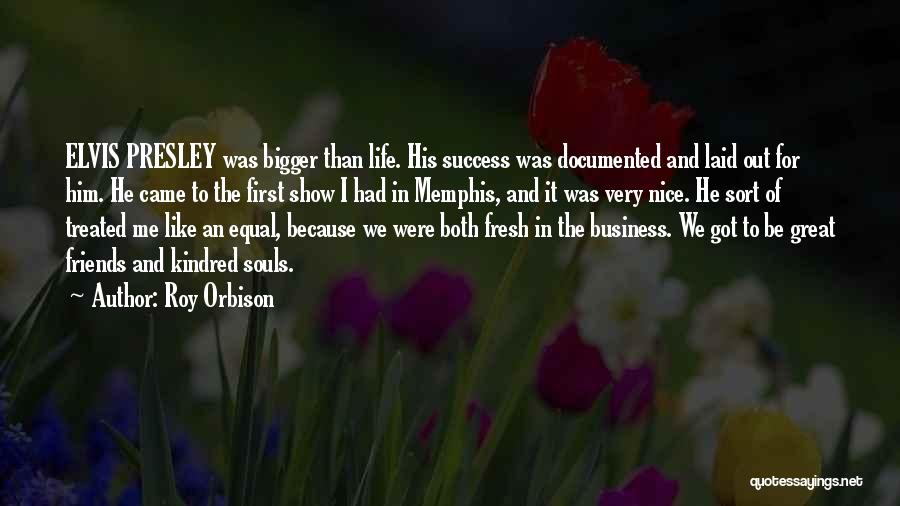 Nice Success Quotes By Roy Orbison