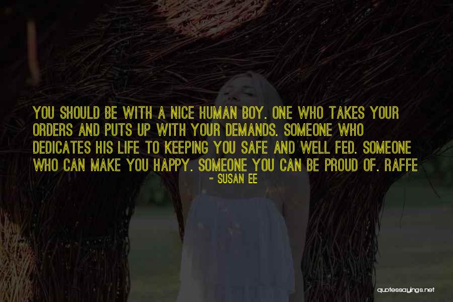 Nice To Be Happy Quotes By Susan Ee