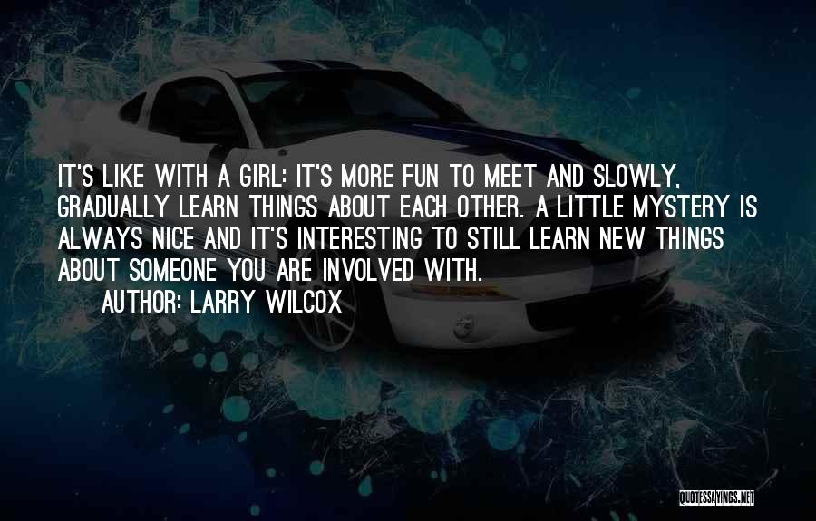 Nice To Meet You Quotes By Larry Wilcox