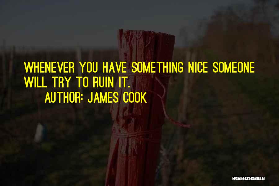 Nice Try Quotes By James Cook