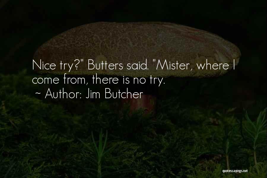 Nice Try Quotes By Jim Butcher