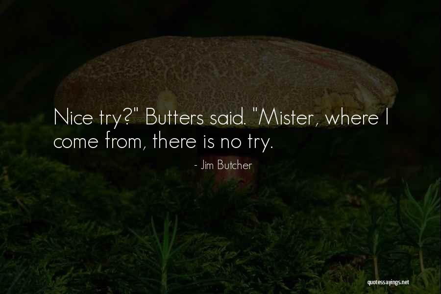 Nice Try Quotes By Jim Butcher Nice Try Quotes By Jim Butcher