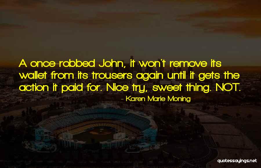Nice Try Quotes By Karen Marie Moning Nice Try Quotes By Karen Marie Moning