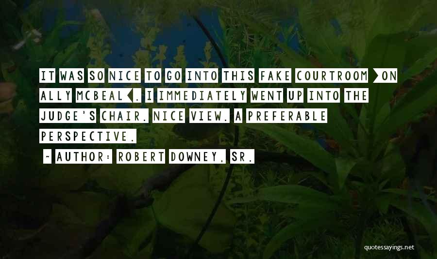 Nice View With Quotes By Robert Downey, Sr.