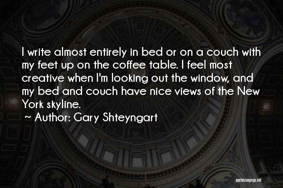 Nice Views Quotes By Gary Shteyngart