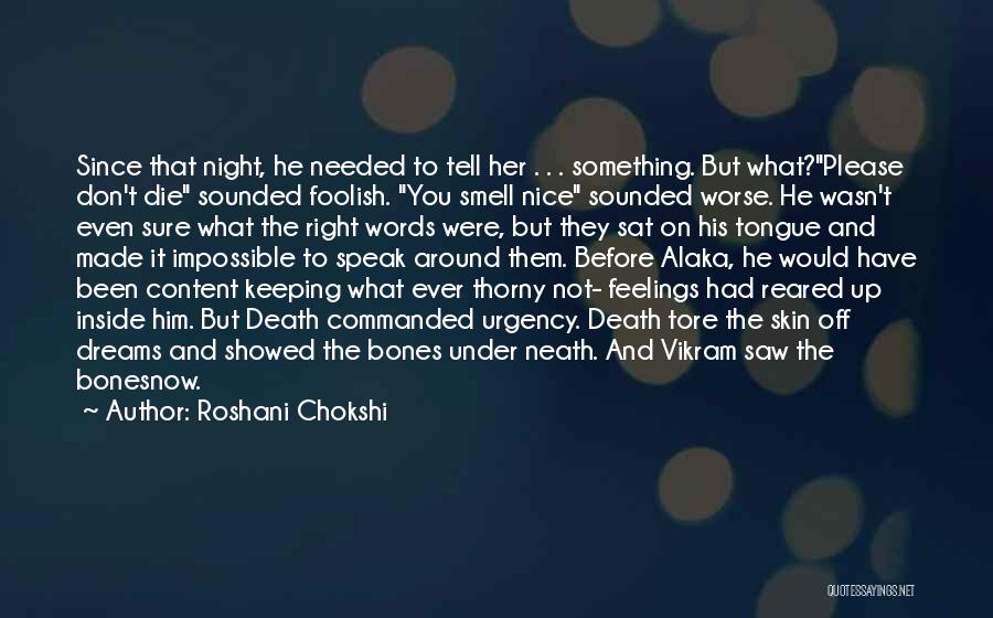 Nice Words Quotes By Roshani Chokshi