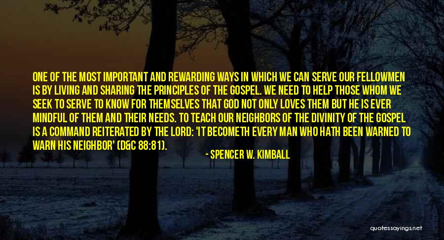 Nicewonger Company Quotes By Spencer W. Kimball Nicewonger Company Quotes By Spencer W. Kimball