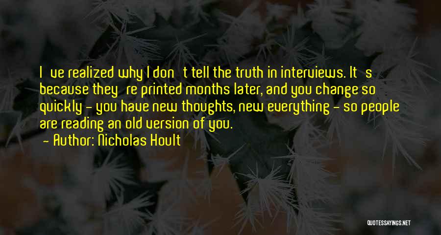 Nicholas Hoult Quotes 1486269