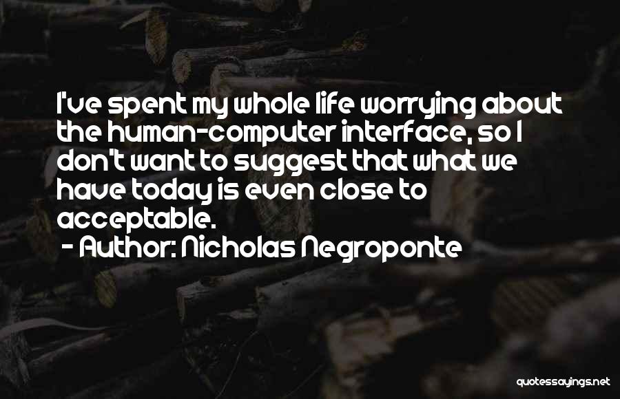Nicholas Negroponte Quotes 1480692