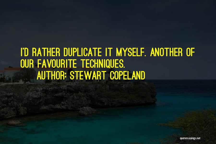 Nicholas Van Rijn Quotes By Stewart Copeland