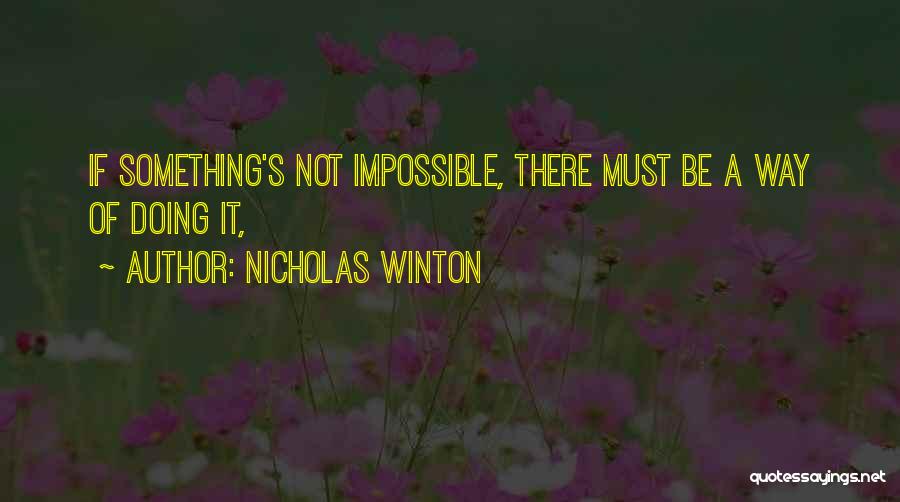 Nicholas Winton Quotes 1022325