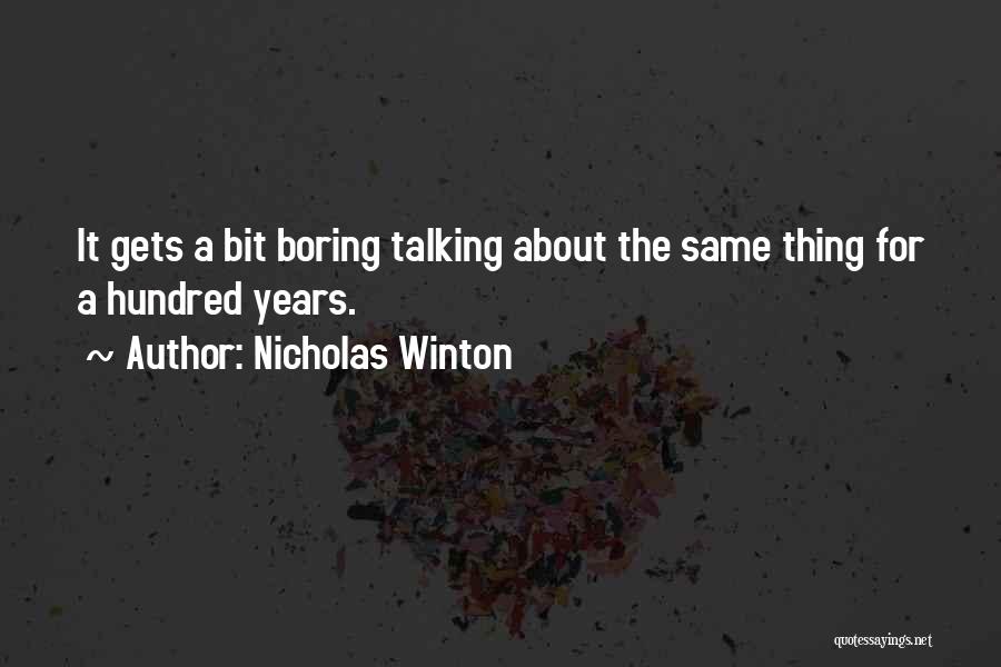 Nicholas Winton Quotes 596926