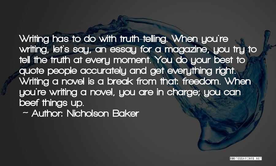 Nicholson Baker Quotes 1278918