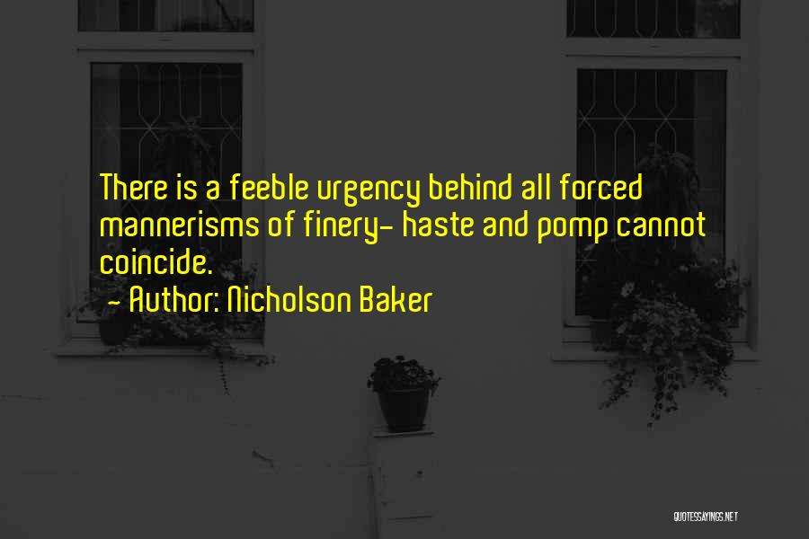 Nicholson Baker Quotes 1410907