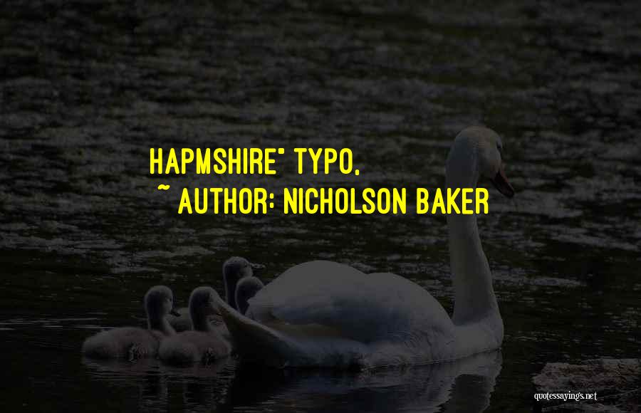 Nicholson Baker Quotes 206023