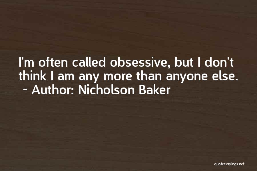 Nicholson Baker Quotes 412636