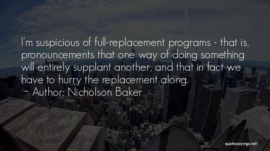 Nicholson Baker Quotes 695534