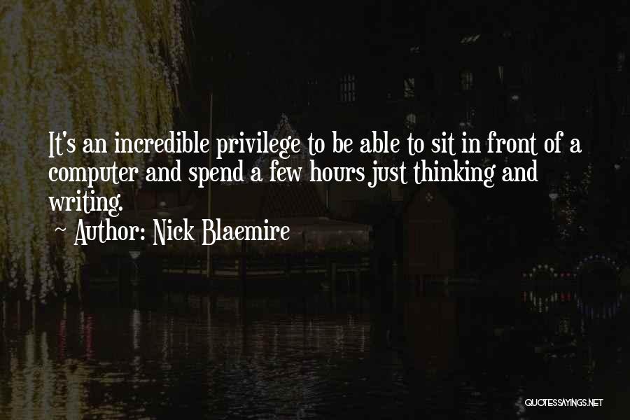 Nick Blaemire Quotes 1958074