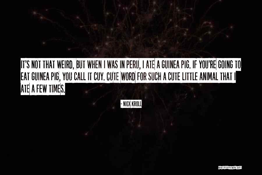 Nick Kroll Quotes 110409 Nick Kroll Quotes 110409