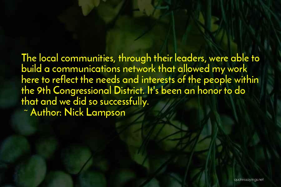 Nick Lampson Quotes 1472052