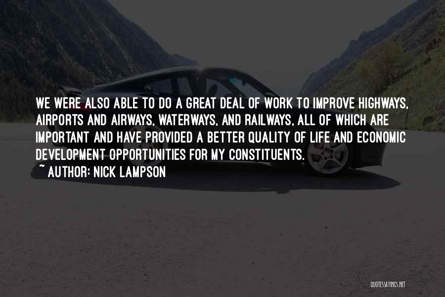 Nick Lampson Quotes 1864971