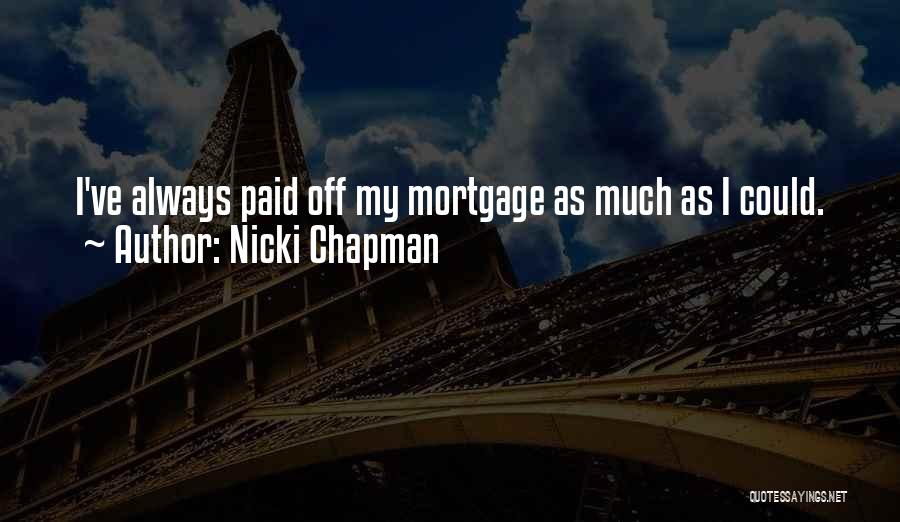 Nicki Chapman Quotes 766679