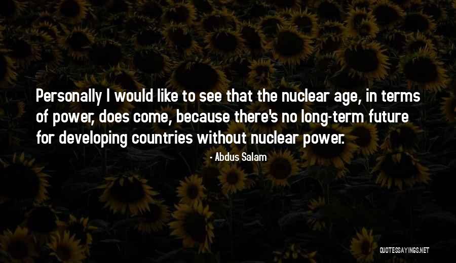 Nickie Hallie Quotes By Abdus Salam Nickie Hallie Quotes By Abdus Salam
