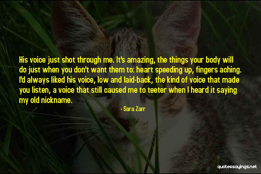 Nickname Me Quotes By Sara Zarr Nickname Me Quotes By Sara Zarr