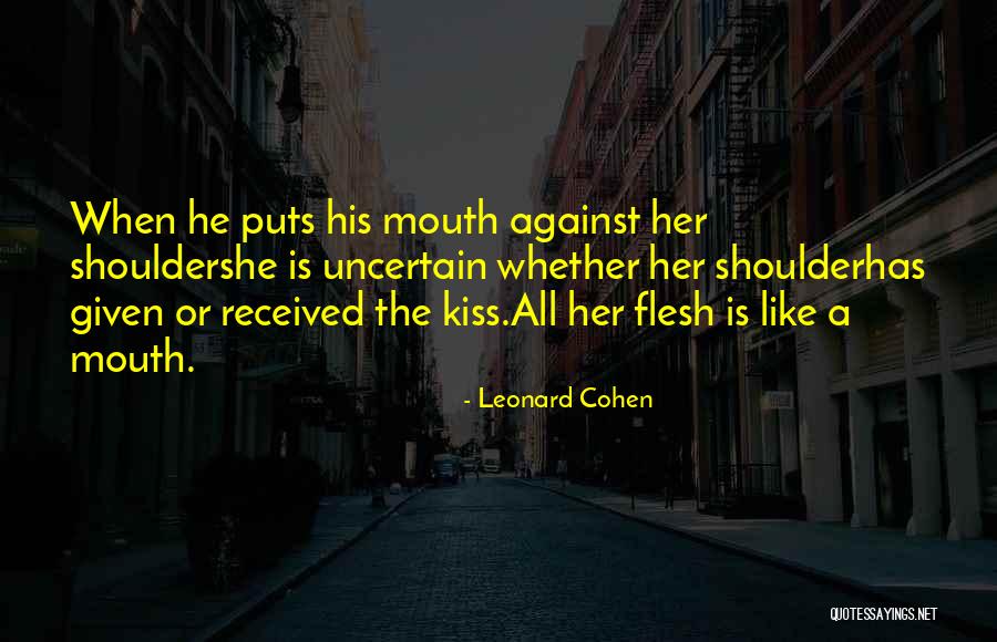 Nicknamed Synonym Quotes By Leonard Cohen