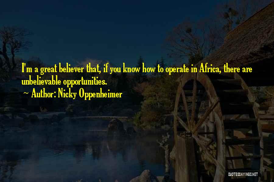 Nicky Oppenheimer Quotes 1144551