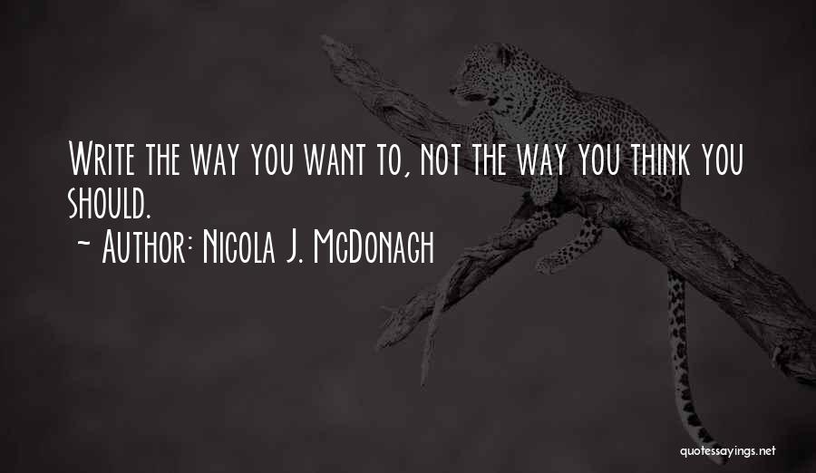 Nicola J. McDonagh Quotes 2211137