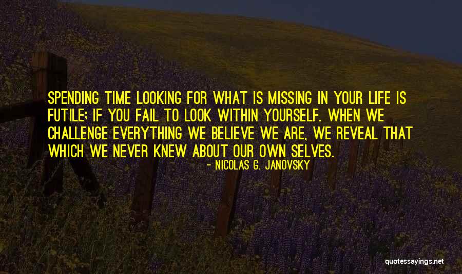 Nicolas G. Janovsky Quotes 131001