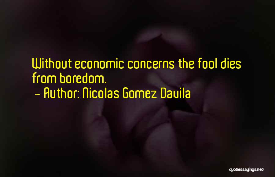 Nicolas Gomez Davila Quotes 152397