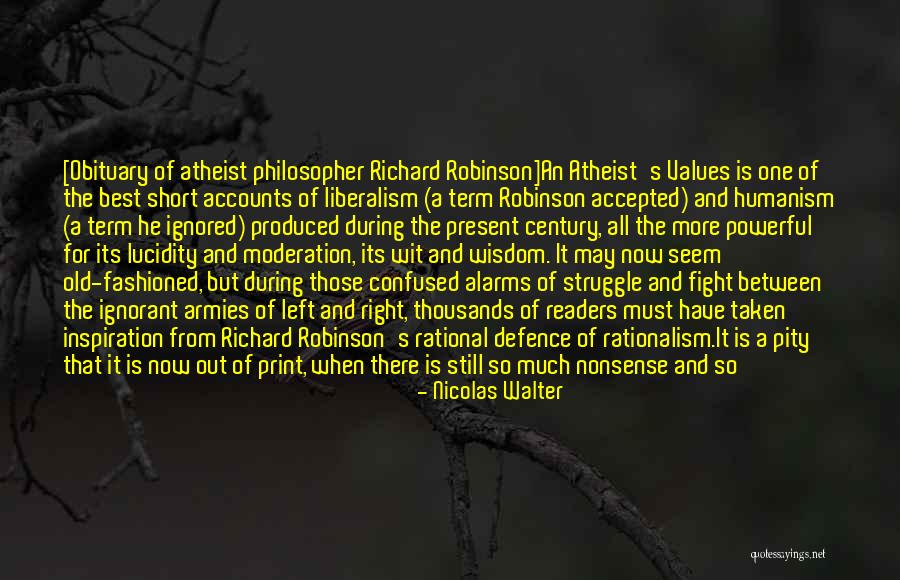 Nicolas Walter Quotes 1900138 Nicolas Walter Quotes 1900138