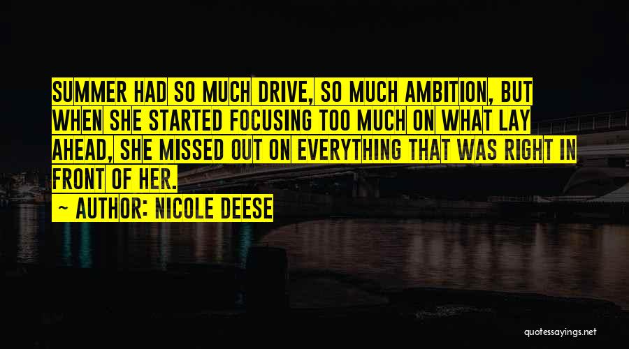 Nicole Deese Quotes 372401