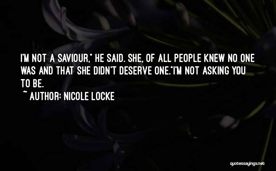 Nicole Locke Quotes 1937081