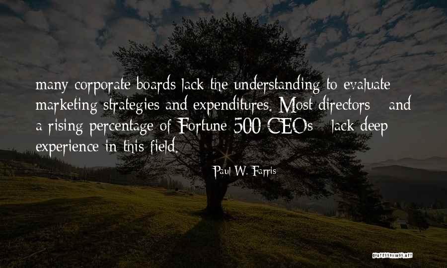 Niedenfuehr Quotes By Paul W. Farris